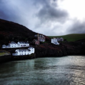 While House Cottage, Port Isaac, top left corner