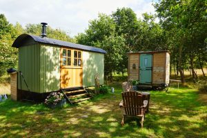 Shepherd's Hut at Warmwell House in Dorset