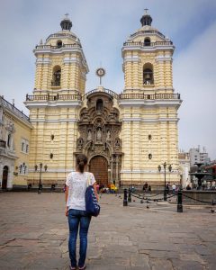 The church and convent of San Francisco in Lima, Peru