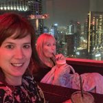 My mum and I at a roof top bar in Dubai