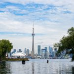 CN Tower from Toronto Island.