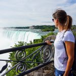 Looking out over Niagara Falls, Toronto.