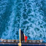 French flag, Brittany Ferries