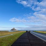 The walk to Mont Saint Michel