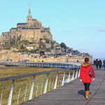 Walking to Mont Saint Michel