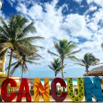 Cancun sign, Mexico