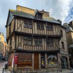 An example of the beautiful architecture in Dinan