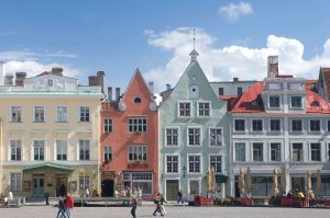 Beautiful buildings in Tallinn, Estonia. Copyright MSC Rights