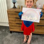 Make your own rainbow, things to do with kids during lockdown