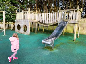The play area at The New Forest pub, Ashurst.