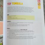 Five Minute Mum book, toy tombola activity. This book has loads of things to do with kids during lockdown