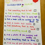 Indoor scavenger hunt list - one of my favourite things to do with kids during lockdown