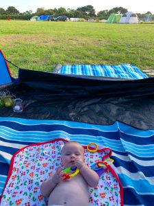 Camping at Lepe Beach
