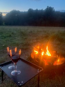 Our campfire, Benville Manor, Dorset