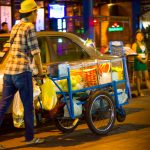 A street vendor in Bangkok