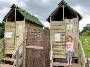 Compost toilets, Benville Manor Campsite
