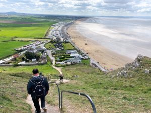 Beautiful views from Brean Down, Somerset.