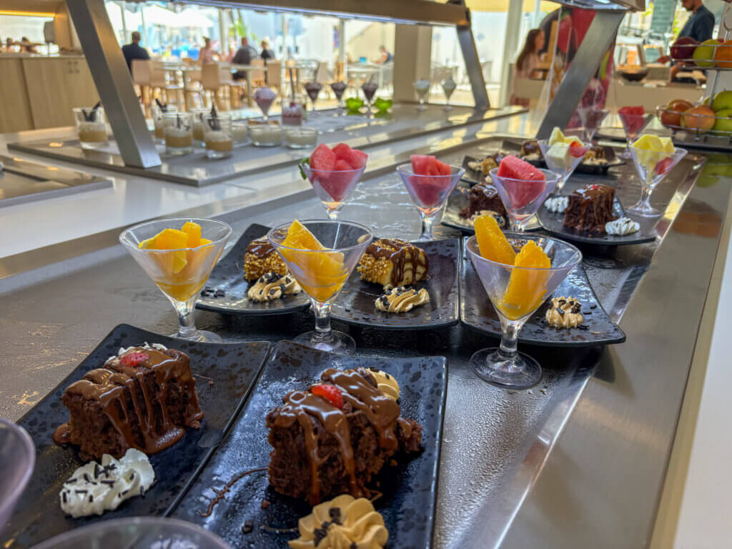 Dessert at Globales Cala Bona, Majorca